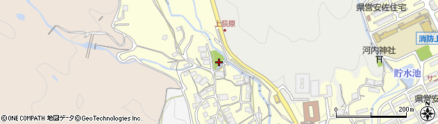 上安第二公園周辺の地図