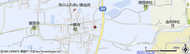 奈良県葛城市寺口625周辺の地図