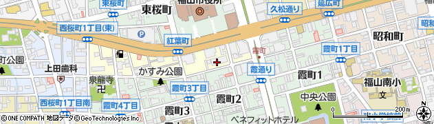 長和不動産株式会社　福山支店周辺の地図