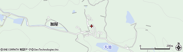 広島県福山市津之郷町加屋538周辺の地図