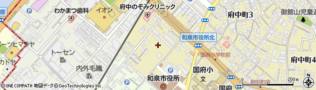 大阪府和泉市府中町2丁目周辺の地図
