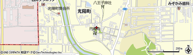 奈良県橿原市光陽町299周辺の地図