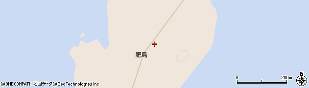 山口県萩市肥島周辺の地図
