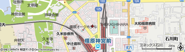 奈良県橿原市久米町888周辺の地図