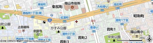 福山ＤＳビル防災センター周辺の地図