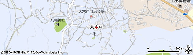 香川県小豆郡土庄町大木戸周辺の地図