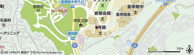 皇學館大学　神職養成部周辺の地図