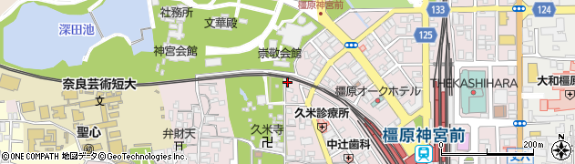 奈良県橿原市久米町805周辺の地図