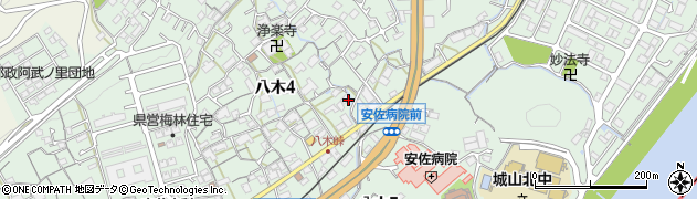 広島県広島市安佐南区八木周辺の地図