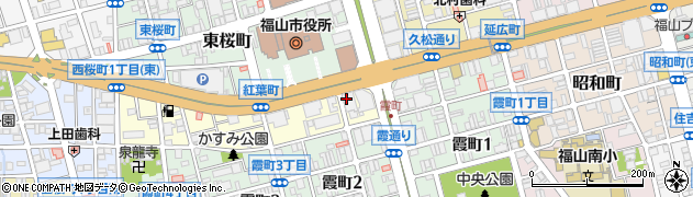 ソニー生命保険株式会社　福山支社周辺の地図