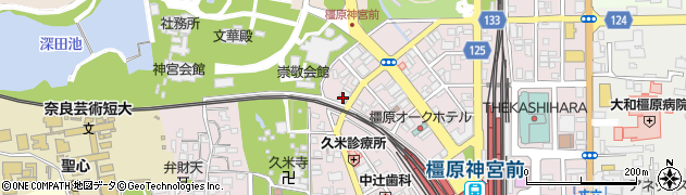 奈良県橿原市久米町931周辺の地図