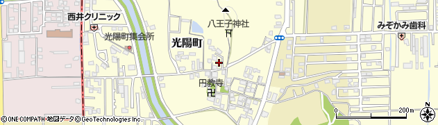 奈良県橿原市光陽町293周辺の地図