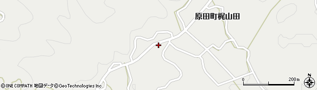 広島県尾道市原田町梶山田3389周辺の地図