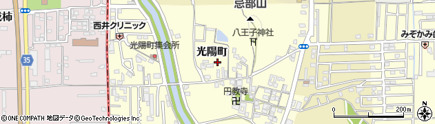 奈良県橿原市光陽町209周辺の地図