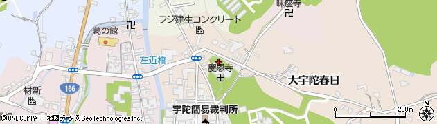 奈良県宇陀市大宇陀春日周辺の地図
