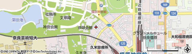 奈良県橿原市久米町928周辺の地図