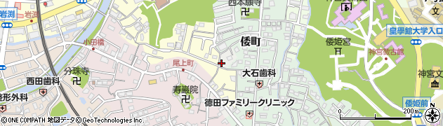 三重県伊勢市岩渕町周辺の地図