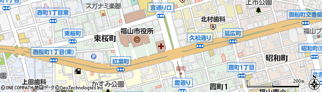 ゆうちょ銀行福山店 ＡＴＭ周辺の地図