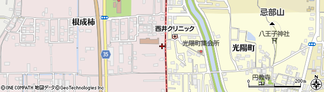 奈良県大和高田市根成柿233周辺の地図