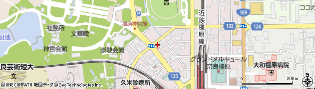 奈良県橿原市久米町866周辺の地図