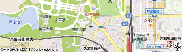 奈良県橿原市久米町927周辺の地図