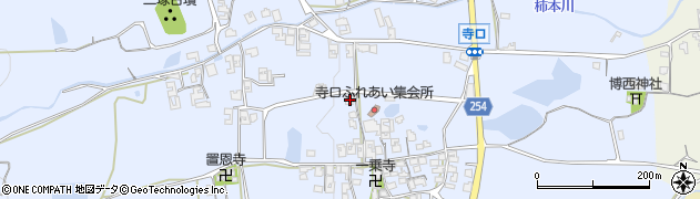 奈良県葛城市寺口381周辺の地図