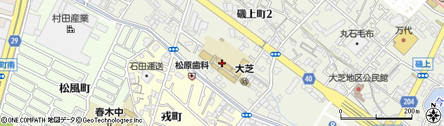 岸和田市立幼稚園大芝幼稚園周辺の地図