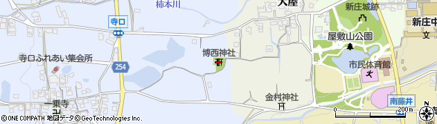 博西神社周辺の地図