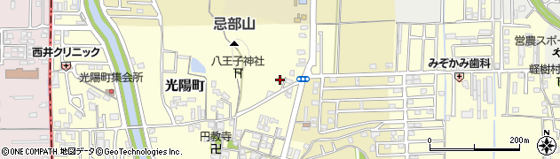 奈良県橿原市光陽町245周辺の地図