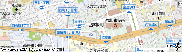 福山中央ゼミナール周辺の地図