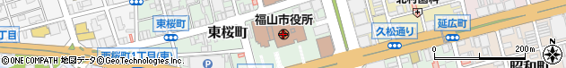 広島県福山市周辺の地図