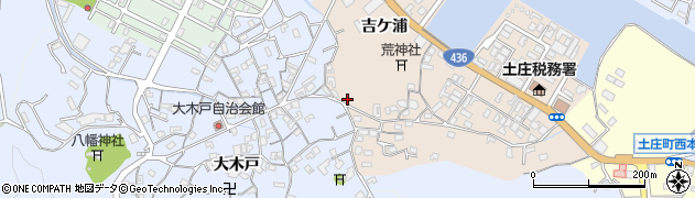アトム電器土庄店周辺の地図