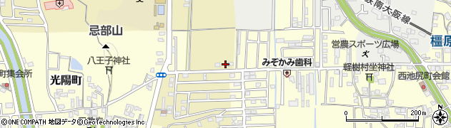 奈良県橿原市川西町1205周辺の地図