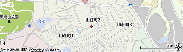 大阪府和泉市山荘町周辺の地図