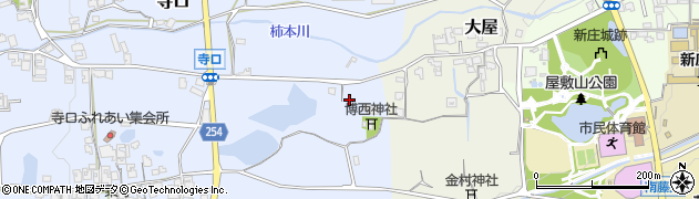 奈良県葛城市寺口2221周辺の地図
