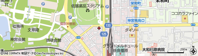 奈良県橿原市久米町842周辺の地図