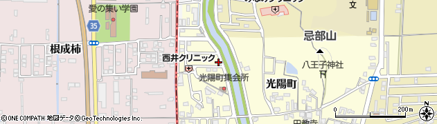 奈良県橿原市光陽町100-53周辺の地図