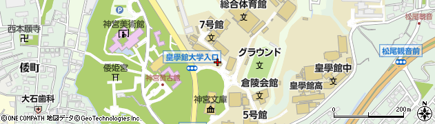 倉風ハウス周辺の地図