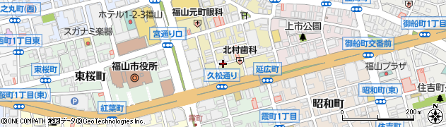 広島県福山市延広町周辺の地図