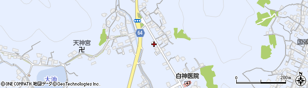 岡山県浅口市寄島町7224周辺の地図