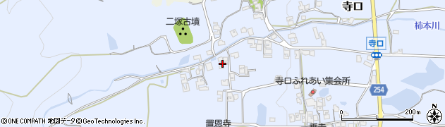奈良県葛城市寺口287周辺の地図