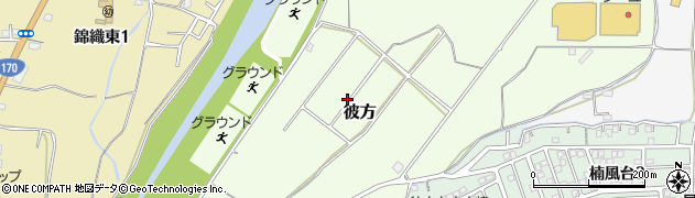 大阪府富田林市彼方2331周辺の地図