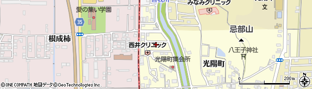 奈良県橿原市光陽町100-41周辺の地図