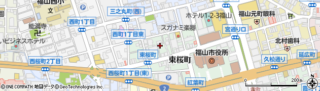東桜町公園周辺の地図