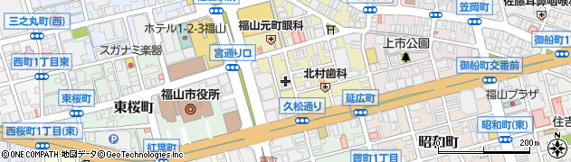 神戸唐唐亭 福山駅前店周辺の地図
