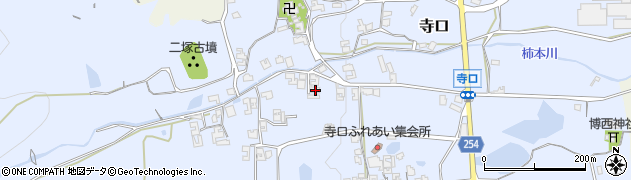 奈良県葛城市寺口338周辺の地図