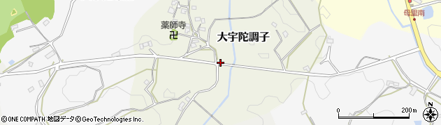 奈良県宇陀市大宇陀調子周辺の地図