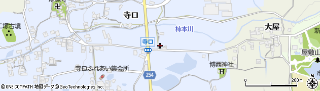 奈良県葛城市寺口499周辺の地図