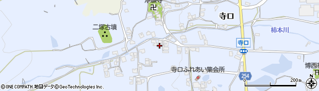 奈良県葛城市寺口336周辺の地図