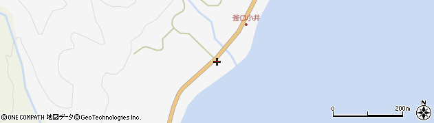 兵庫県淡路市釜口113周辺の地図